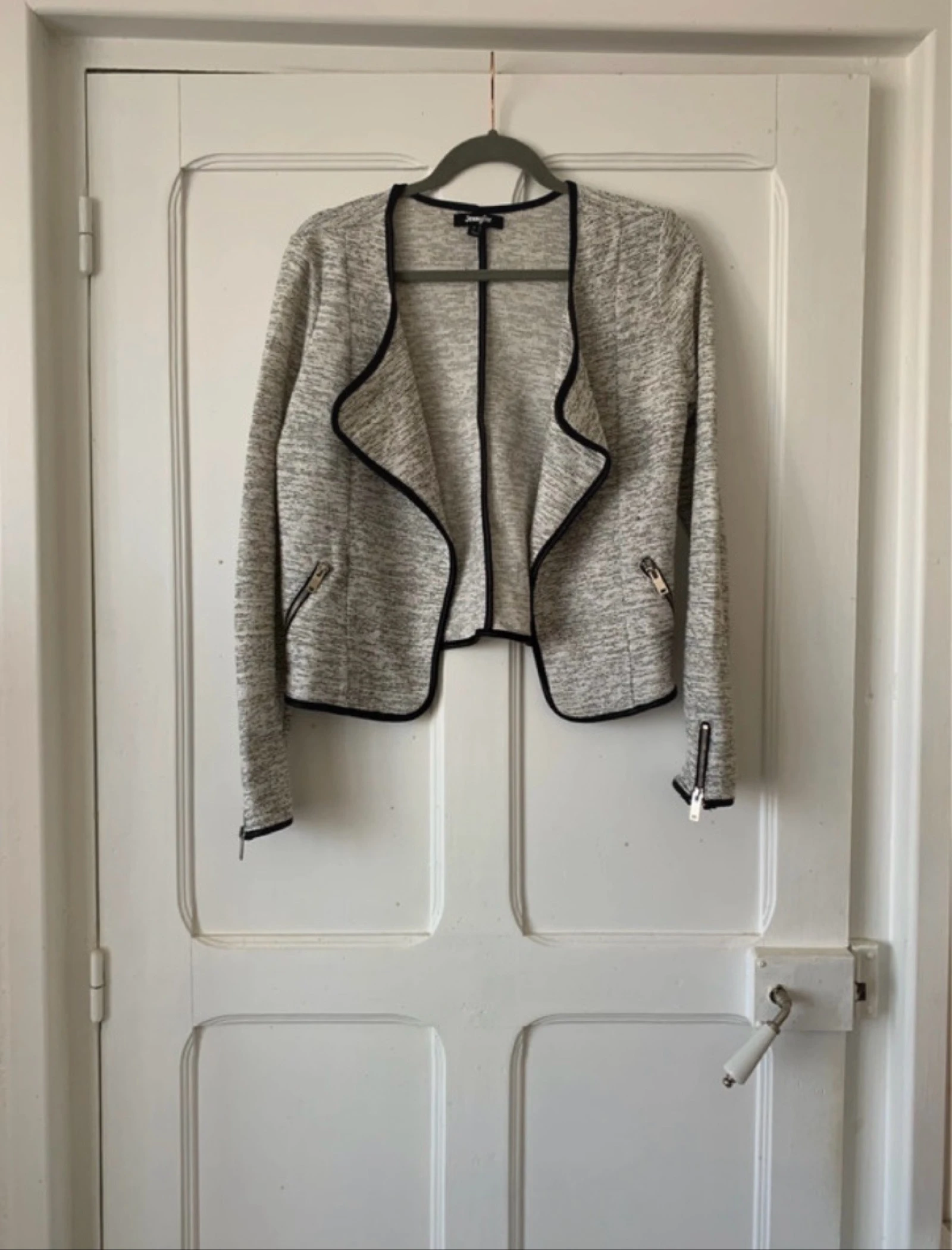 Veste blazer moucheté blanc/noir femme - Taille M Jennyfer